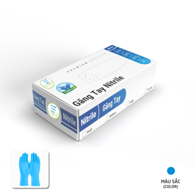 Găng Tay Cao Su  Nitrile  Chế Biến Thực Phẩm